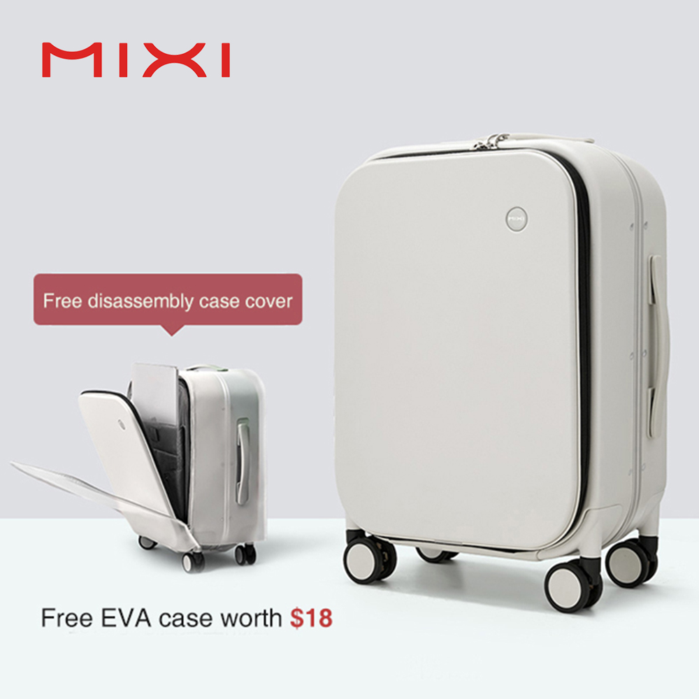 Foldable Rolling Luggage Bag - Valigia con telaio in alluminio con
