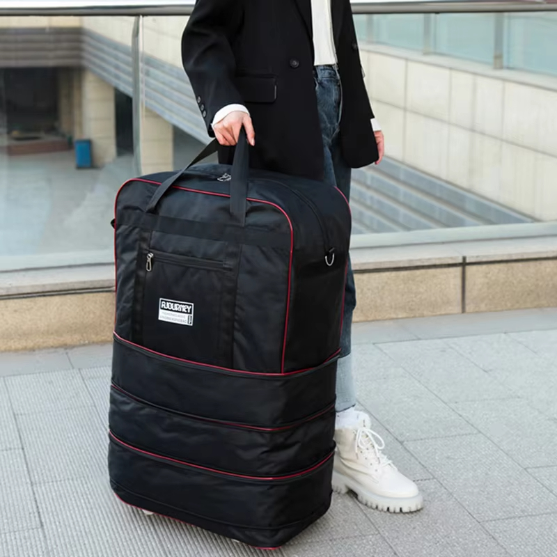 Foldable Rolling Luggage Bag - Borsa da viaggio pieghevole unisex con