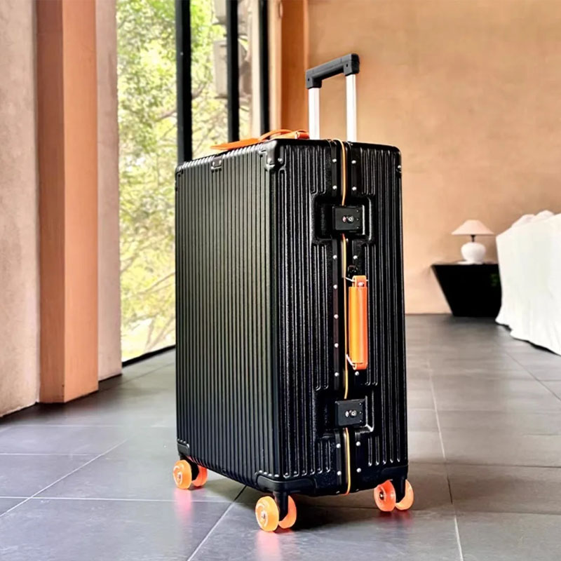 Valigia Trolley da Viaggio con - Aluminum Frame Carry On Luggage recensione e prezzo