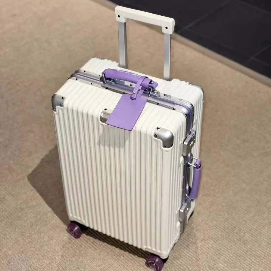 Valigia Trolley da Viaggio con - Aluminum Frame Carry On Luggage recensione e prezzo