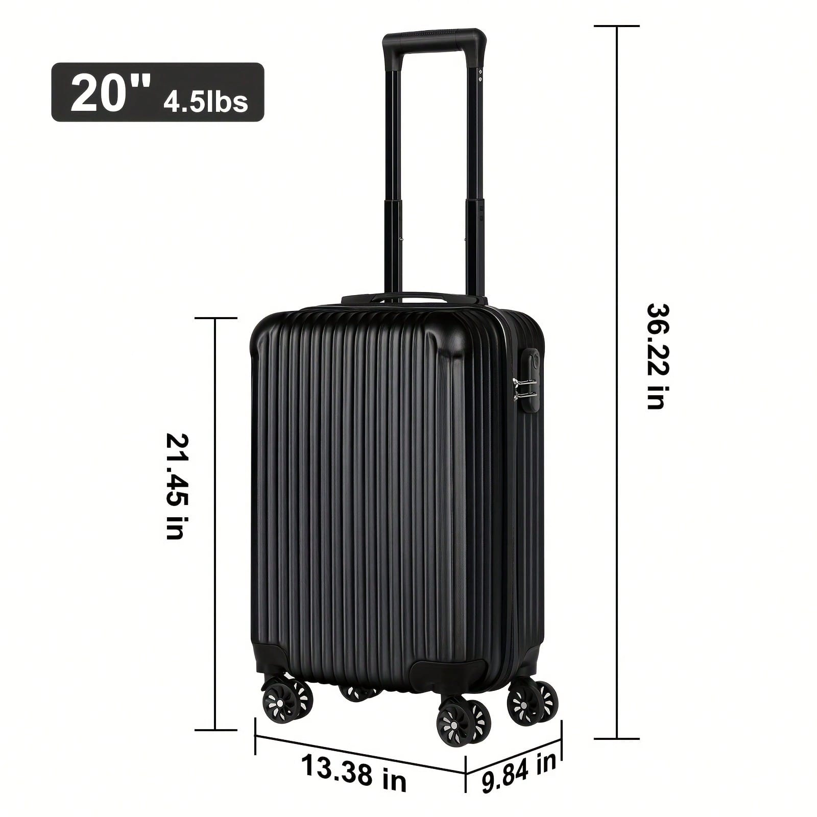 Valigia rigida da 20 pollici,  - Spinner Wheel Rolling Suitcase 20 Inch recensione e prezzo