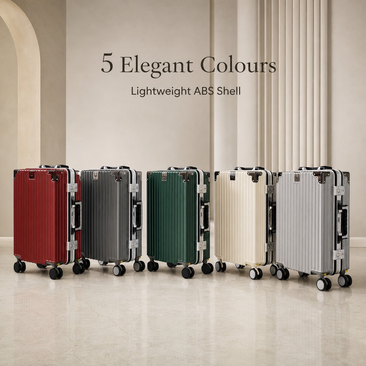 Valigia da cabina approvata da - Aluminum Frame Carry On Luggage recensione e prezzo