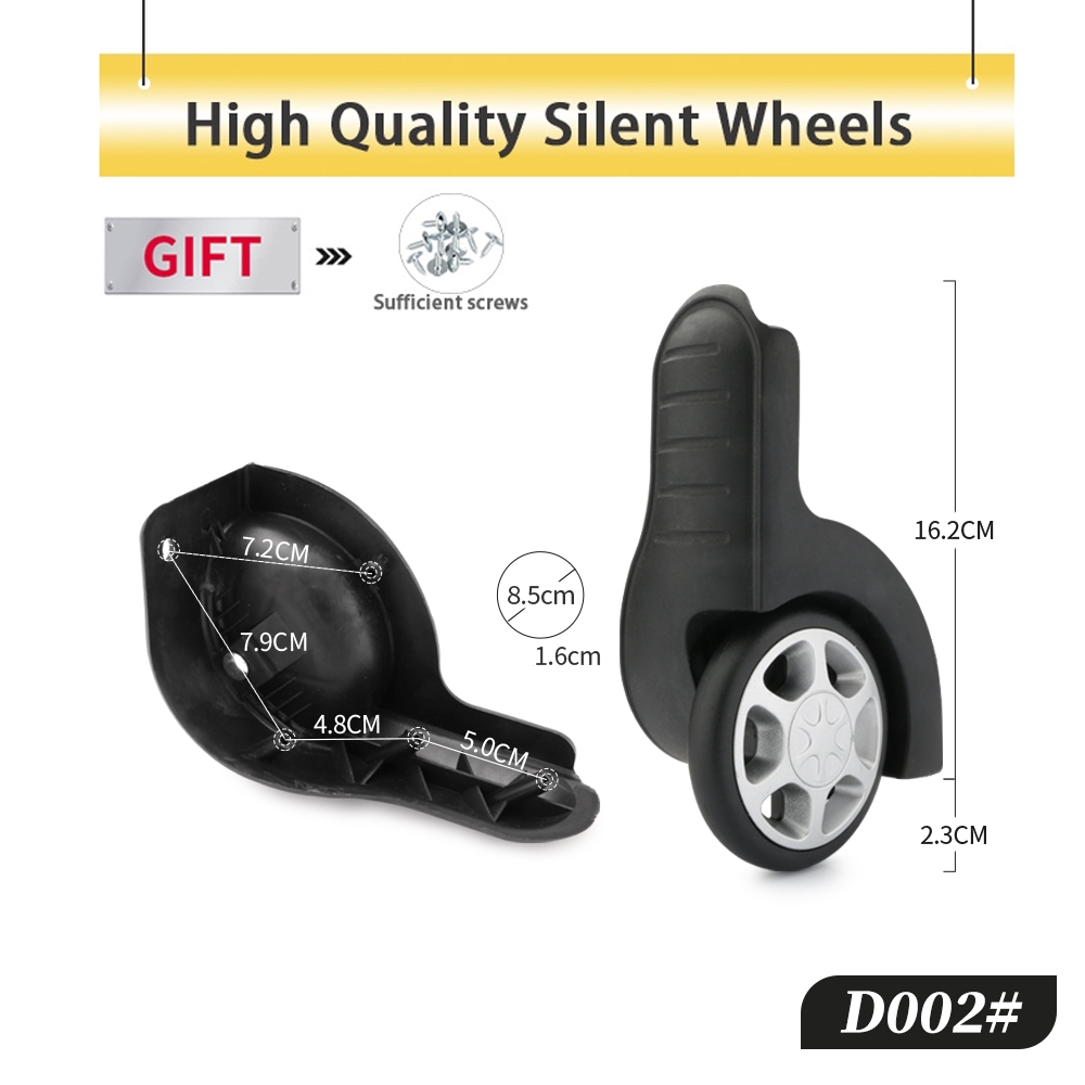 Accessori per rotelle fisse pe - Silent Replacement Luggage Wheels recensione e prezzo