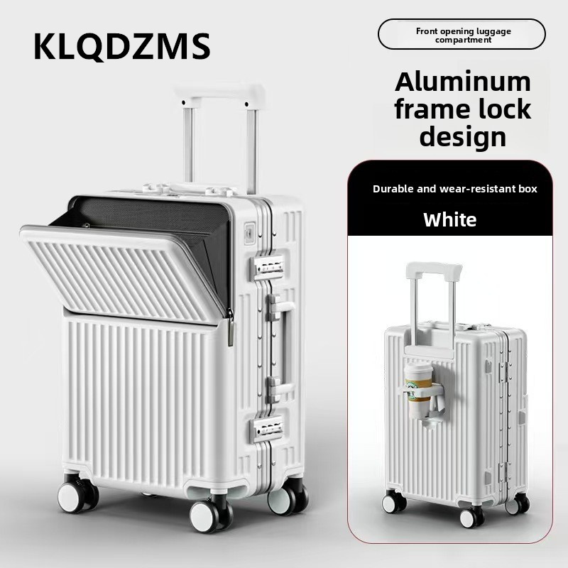 KLQDZMS Valigia Multifunzional - Front Opening Laptop Luggage 24 Inch recensione e prezzo